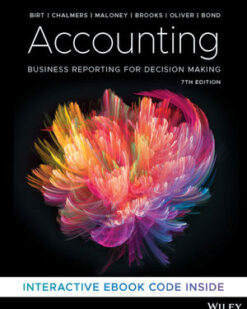 Test Bank for Accounting: Business Reporting for Decision Making, 7th Edition Jacqueline Birt