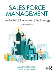 Sales Force Management Leadership, Innovation, Technology 13th Edition By Mark W. Johnston