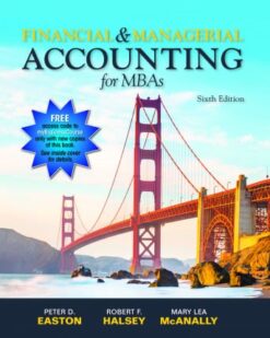 Financial Accounting for MBAs, 6th Edition Easton