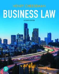 Test Bank Business Law Henry R. Cheeseman