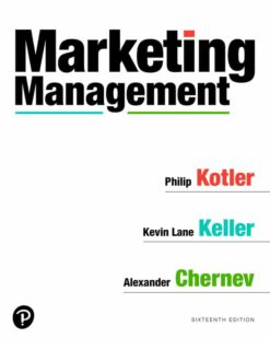 Test Bank For Marketing Management, 16th Edition Philip Kotler