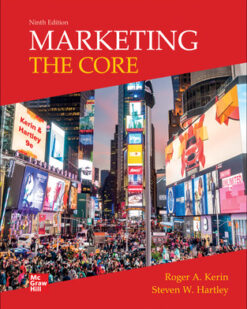 marketing: the core 9th