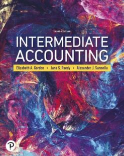 Test Bank For Intermediate Accounting, 3rd Edition Elizabeth A. Gordon