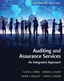 Test Bank For Auditing and Assurance Services, 16/E Alvin A. Arens