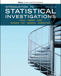 Introduction to Statistical Investigations, 2nd Edition