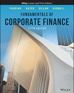 Fundamentals of Corporate Finance