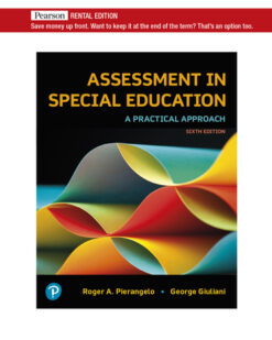 Assessment in Special Education: A Practical Approach, 6th edition