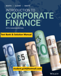 Introduction to Corporate Finance