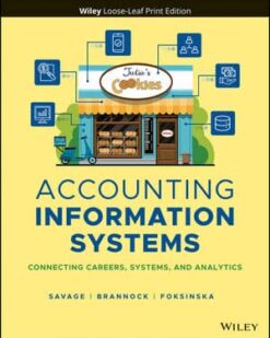 accounting information systems: connecting careers systems and analytics