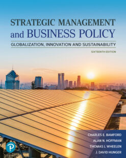 strategic management and business policy: globalization, innovation and sustainability