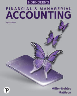 Horngren's Financial & Managerial Accounting