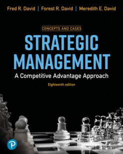 strategic management and competitive advantage :concept and cases