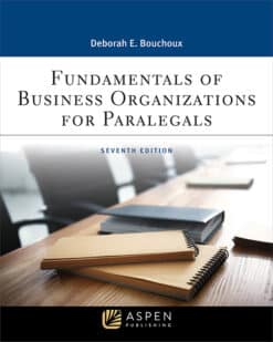 fundamentals of business organizations for paralegals