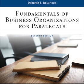 fundamentals of business organizations for paralegals